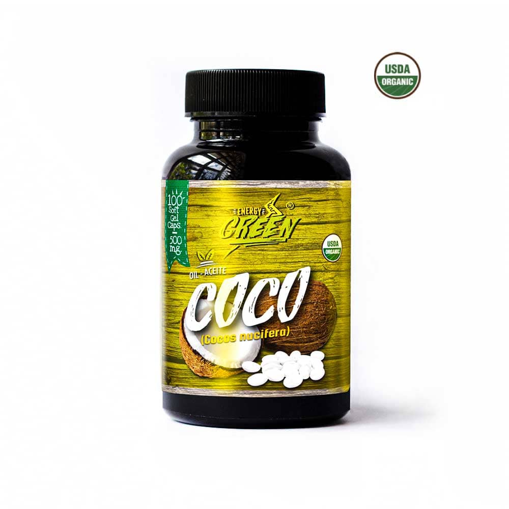 Aceite de coco en capsulas energen green Aceite de coco Energy Green
