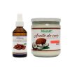 aceite de almendras y aceite de coco desodorizado