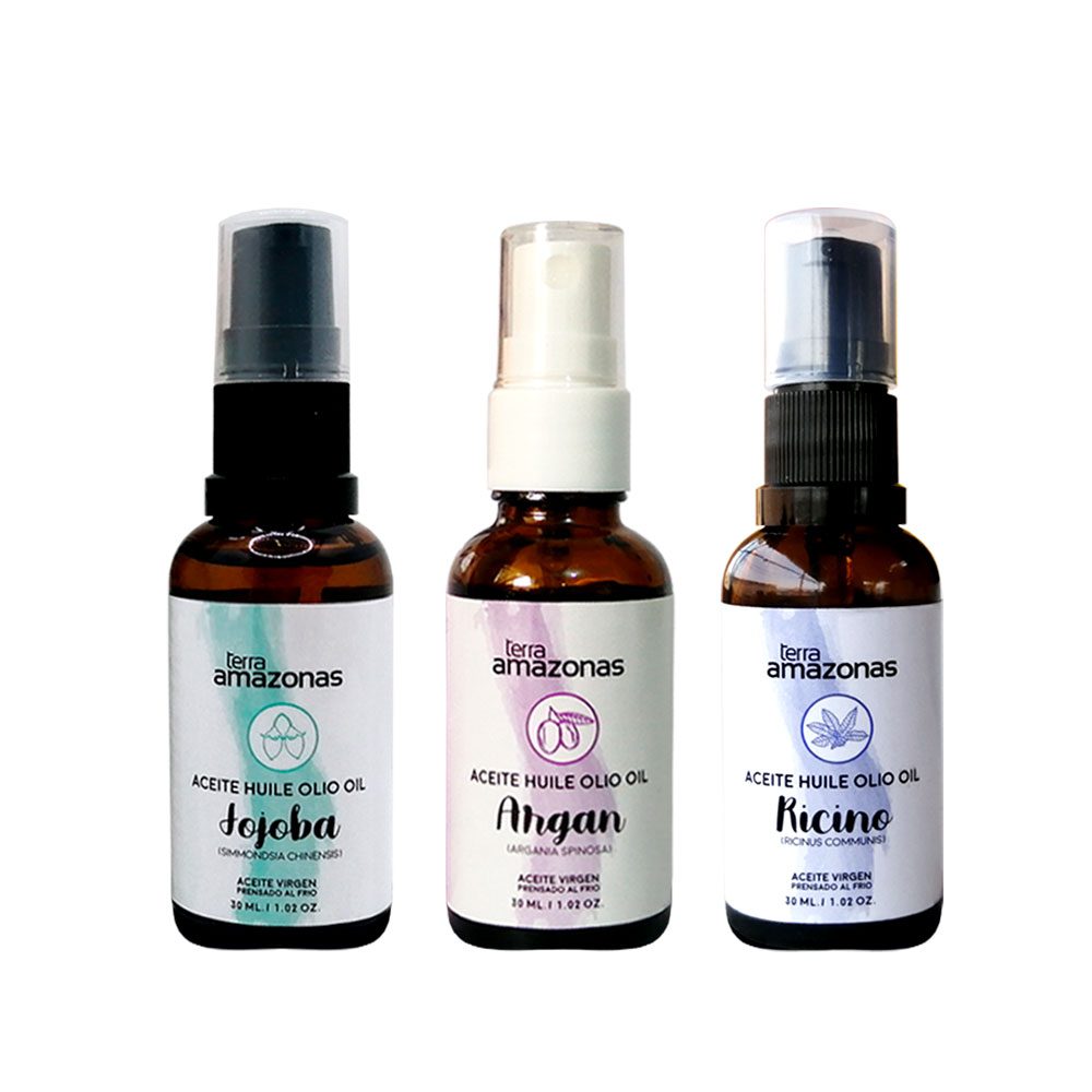 aceite-natural-ricino-argan-jojoba aceites naturales argán, ricino y jojoba