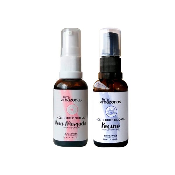 aceite de rosa mosqueta, aceite de ricino